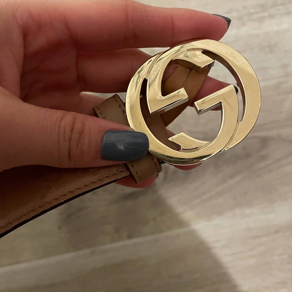 Gucci belt.
